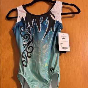 GK Shimmering Black and Blue One Piece